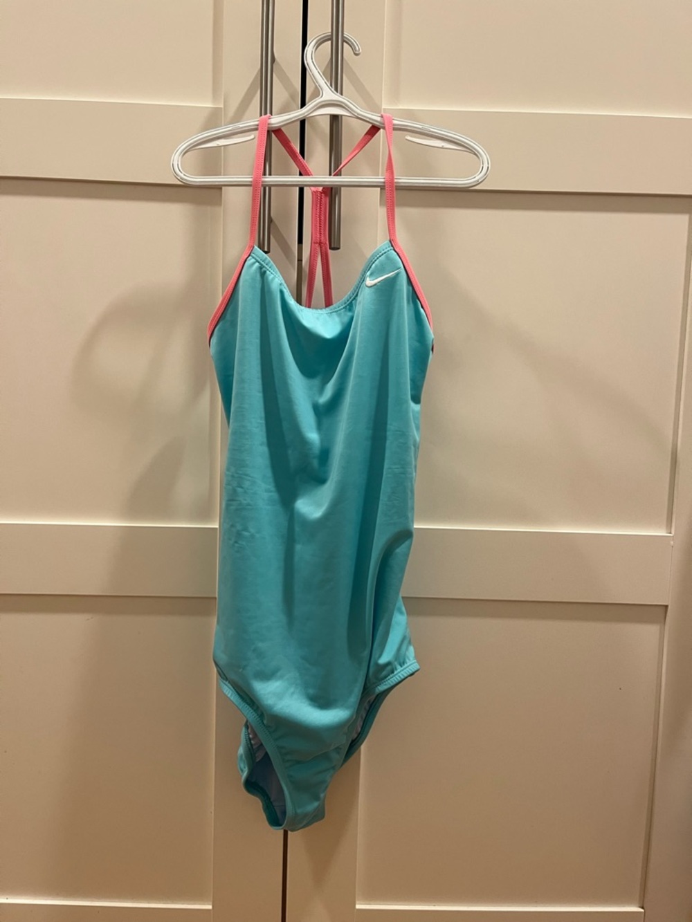 Nike girls razorback swim XL in teal and pink, NWT - Picture 4 of 13